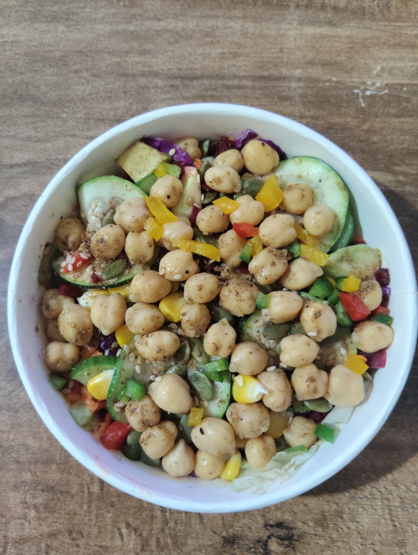 Chickpea Crunch Power Salad - Mon Power Salad