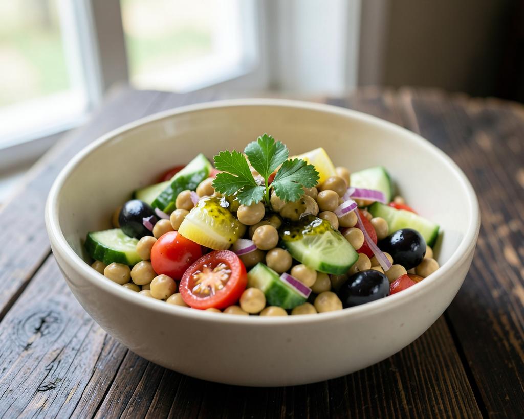 Chickpea Mediterranean Salad