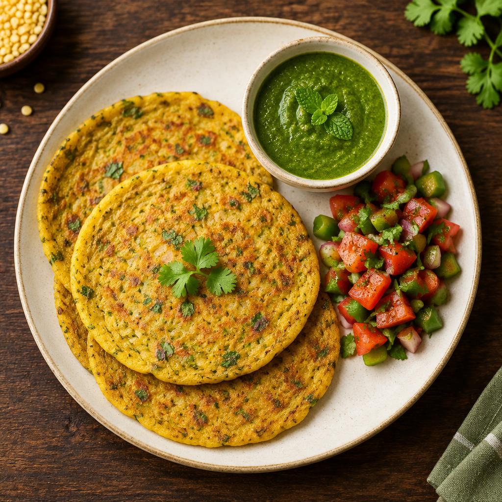 Moong Dal Chilla (Tuesday · Jain-friendly)
