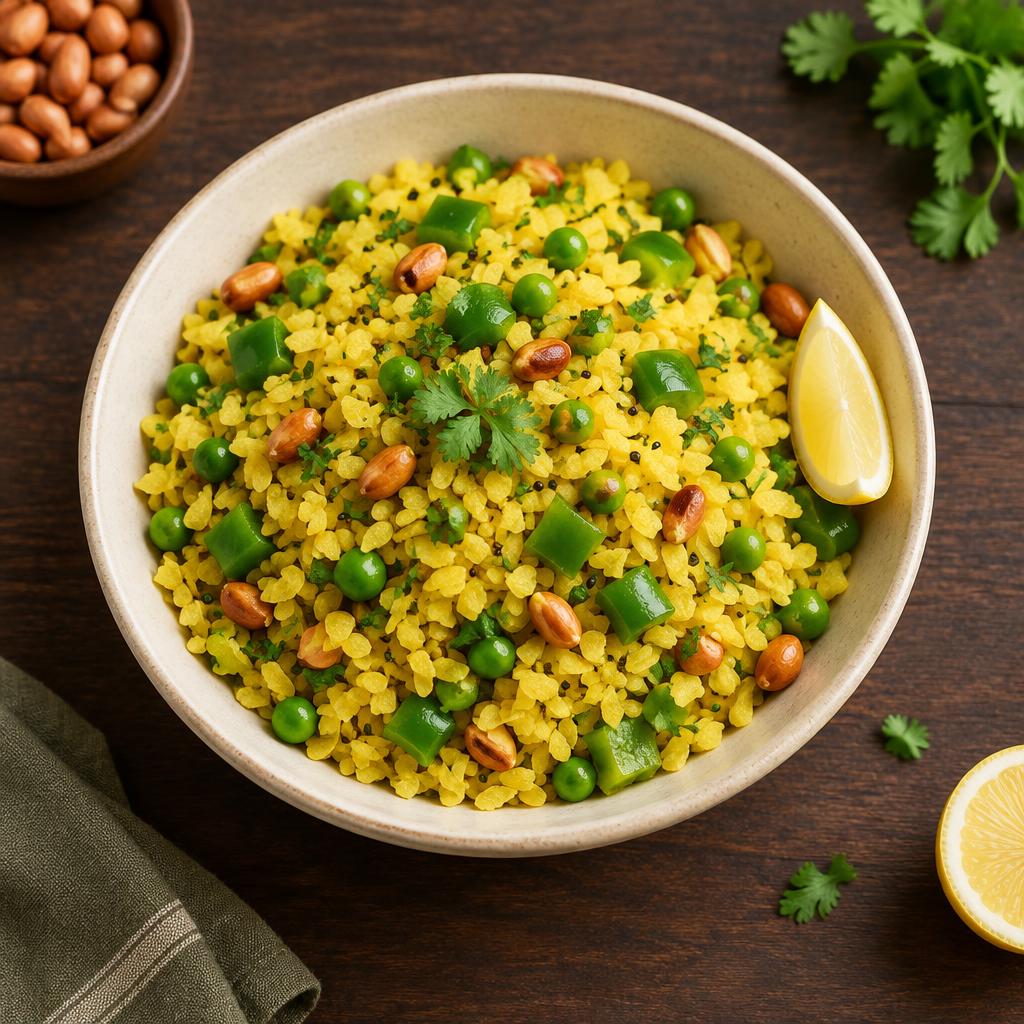 Vegetable Poha (Thursday · Jain-friendly)