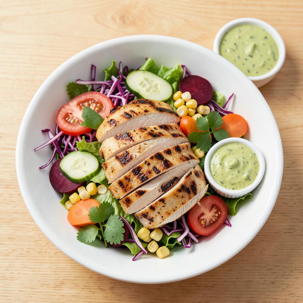 Grilled Chicken Crunch Power Salad